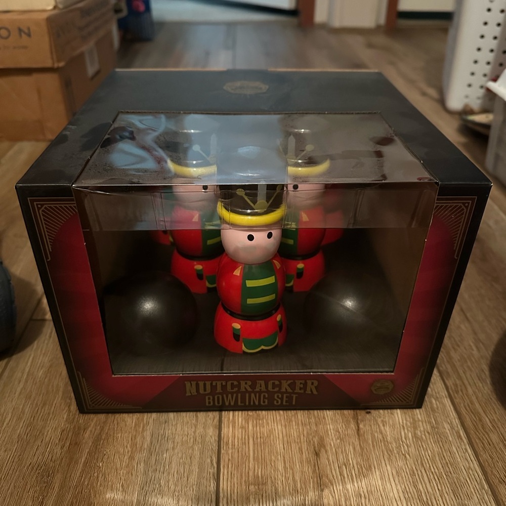 Nutcracker Bowling Set - Red and Green